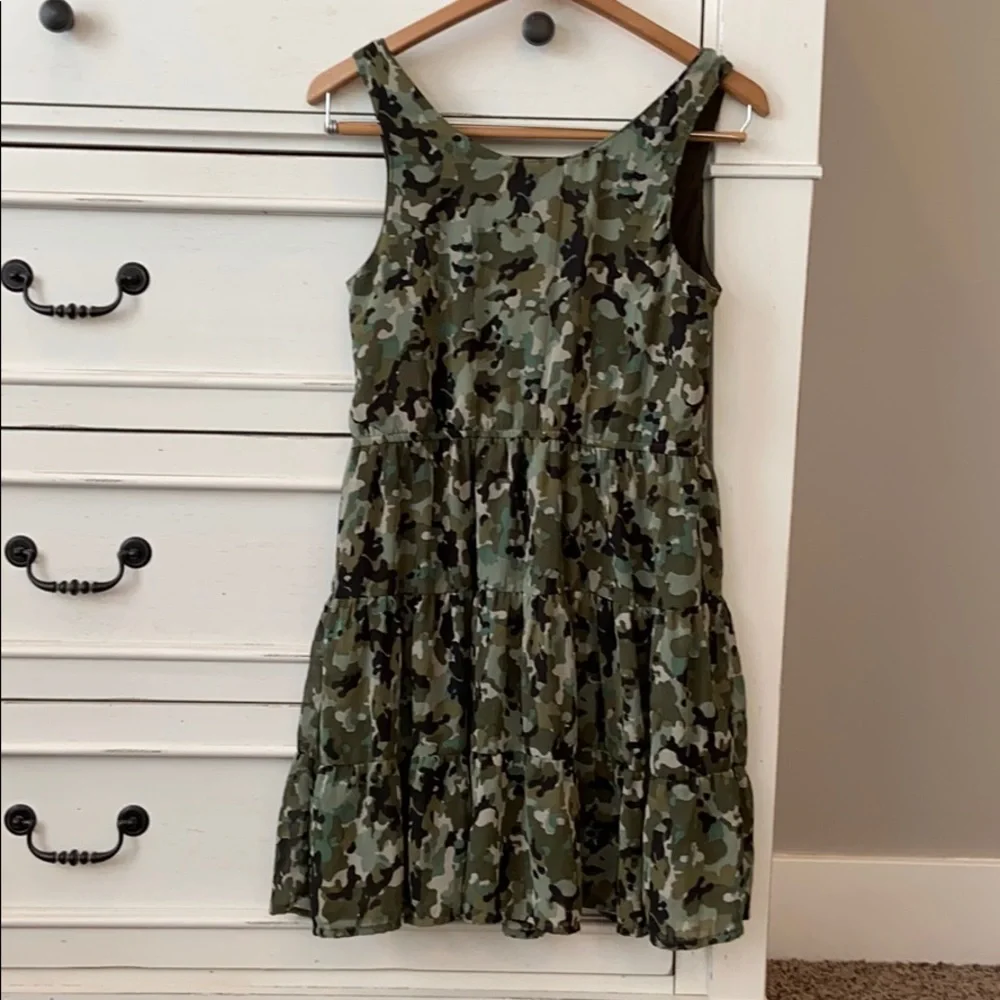 Band of Gypsies Camo Print Dress. Size Small. EUC - Picture 4 of 6